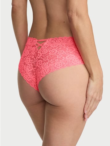 Lace Strappy-Back Cheeky Panty