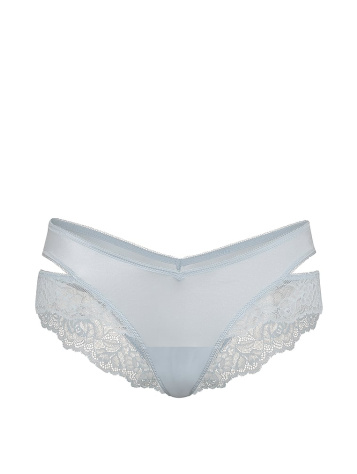 Rose Lace-Trim Cut-Out Cheeky Panty
