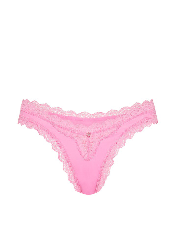 Lace-Trim Brazilian Panty