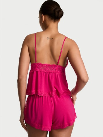 Sosoft™ Modal Lace-Trim Cami & Shorts Set