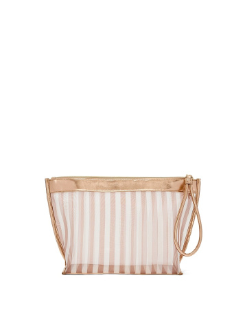 Bronze Wristlet Beauty Pouch